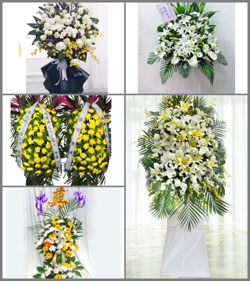 广东东莞市石碣镇横滘村白事花篮预定